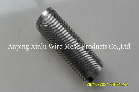 1x2mm Wire Wire Wrapped Johnson Type Screen Motor Filter 2205 Duplex από ανοξείδωτο χάλυβα