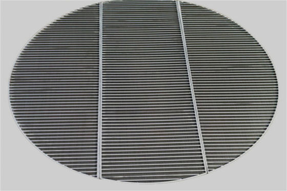 Διάμετρος 1250mm αυλάκωση 0.5mm Χ κοινά πλέγματα υποστήριξης καλωδίων σφηνών τύπων για τους ιονικούς ανταλλάκτες
