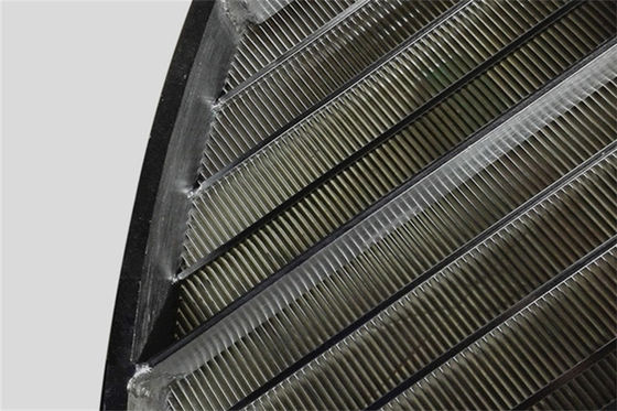 Διάμετρος 1250mm αυλάκωση 0.5mm Χ κοινά πλέγματα υποστήριξης καλωδίων σφηνών τύπων για τους ιονικούς ανταλλάκτες