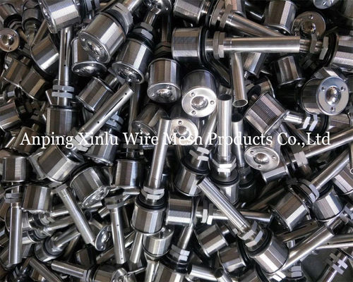 2 τόνων μακρύ λαιμό SS316L Johnson Wire Wrapped Screen Nozzle με NPT νήματα
