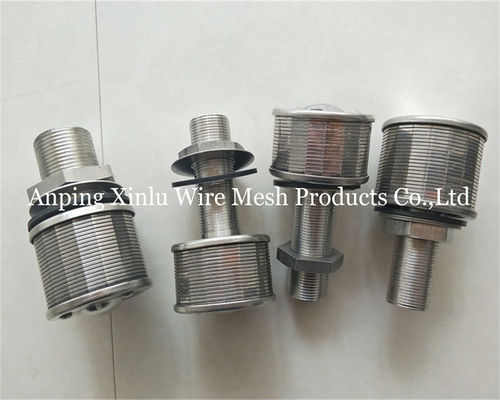1 τόνος 100N 57mm Ατσάλινο σύρμα σφήνας Johnson Bottom Strainer Nozzle με ακρίβεια φίλτρου 50-300μm