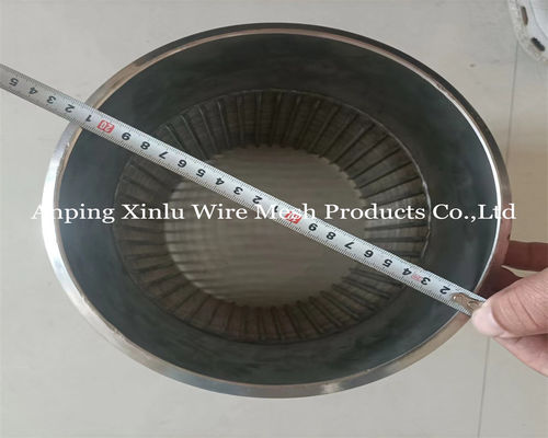 8-5/8 Όχι Μαγνητικό SS205 Johnson Wedge Wire Screen Pipe 20ft μακρύς Pickling για επεξεργασία νερού και πετρελαίου &amp; βιομηχανίας φυσικού αερίου