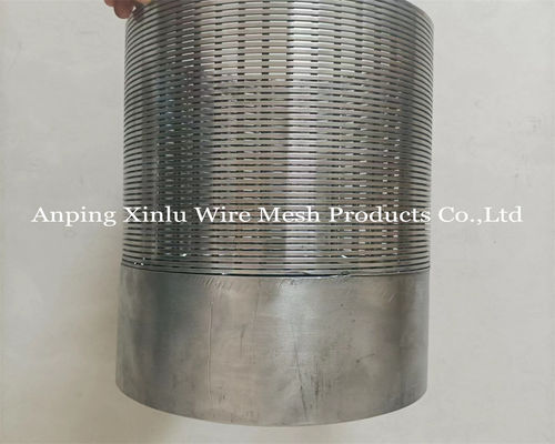 8-5/8 Όχι Μαγνητικό SS205 Johnson Wedge Wire Screen Pipe 20ft μακρύς Pickling για επεξεργασία νερού και πετρελαίου &amp; βιομηχανίας φυσικού αερίου
