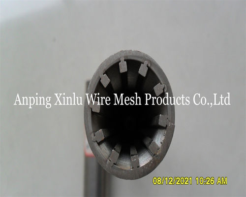 Ατσάλι από ανοξείδωτο χάλυβα 304 Johnson Vee Wire Screen Pipe 1-20 ίντσες σε σχήμα σφήνας για τη βιομηχανία πετρελαίου