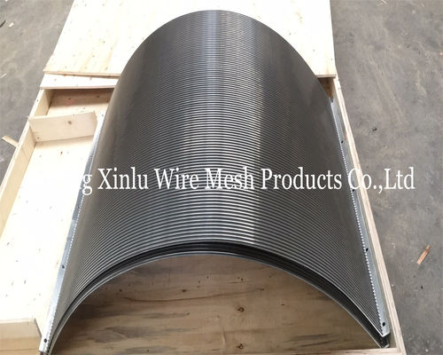 SS 321 Wedge Wire johnson type Sieve Bends συγκολλημένη άκρη 1.5X20mm Support Bar