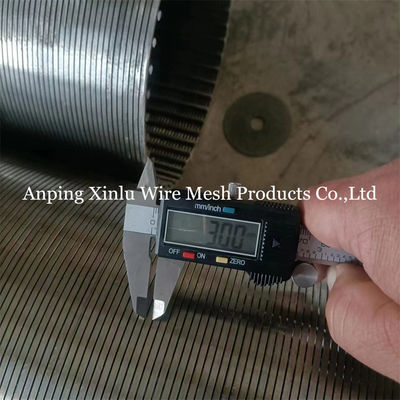 3x6mm Wire Water Well Screen Pipe 1&quot; έως 200&quot; για πετρέλαιο/αέριο/ορυχεία/κινητήρες/πρoτσέτες/καθαριστικά/καθαριστικά υπόγειων υδάτων/αποβλήτα