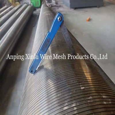 3x6mm Wire Water Well Screen Pipe 1&quot; έως 200&quot; για πετρέλαιο/αέριο/ορυχεία/κινητήρες/πρoτσέτες/καθαριστικά/καθαριστικά υπόγειων υδάτων/αποβλήτα