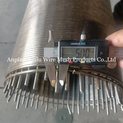 3x6mm Wire Water Well Screen Pipe 1&quot; έως 200&quot; για πετρέλαιο/αέριο/ορυχεία/κινητήρες/πρoτσέτες/καθαριστικά/καθαριστικά υπόγειων υδάτων/αποβλήτα