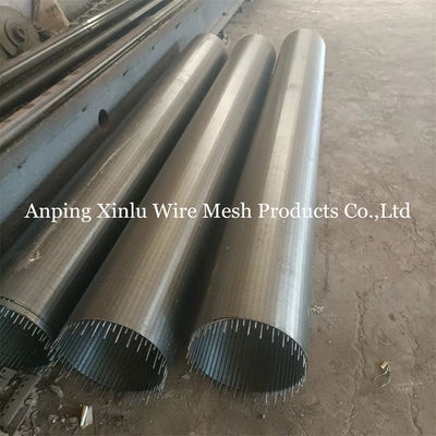 14&quot; SS316L Johnson τύπου Vee Wire Water Well Screen Pipe με αρσενικά / θηλυκά νήματα
