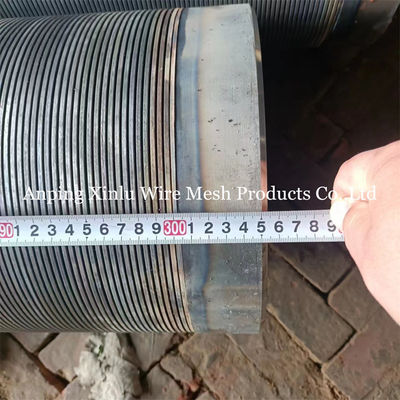 2.2x3.5mm(#93) Κουζίνα τυλιγμένο σύρμα Τζόνσον συνεχής τρύπα νερό καλάθια οθόνη σωλήνα 1&quot; έως 20&quot;