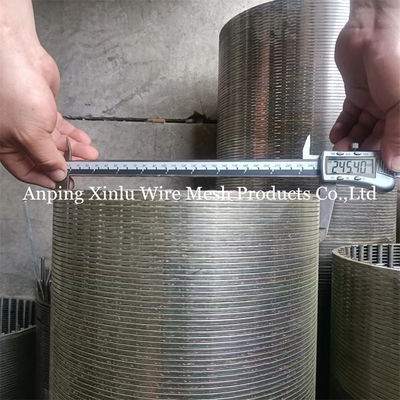 2.2x3.5mm(#93) Κουζίνα τυλιγμένο σύρμα Τζόνσον συνεχής τρύπα νερό καλάθια οθόνη σωλήνα 1&quot; έως 20&quot;
