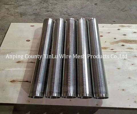 6 "Wedge Wire No Magnetic Water Well Screen Pipe για τον έλεγχο άμμου γεωτρίας