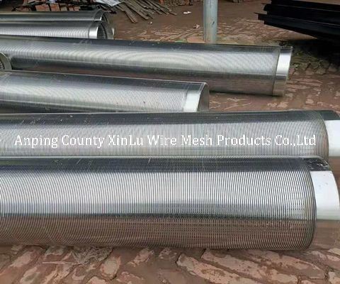 6 "Wedge Wire No Magnetic Water Well Screen Pipe για τον έλεγχο άμμου γεωτρίας