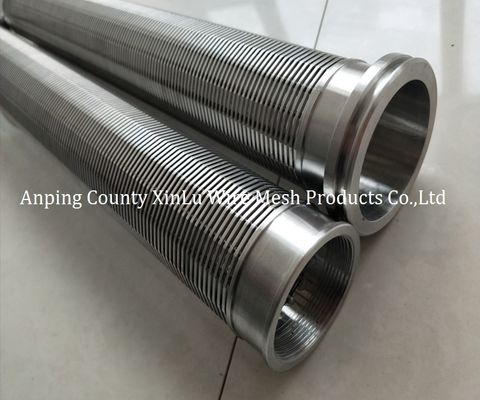 6 "Wedge Wire No Magnetic Water Well Screen Pipe για τον έλεγχο άμμου γεωτρίας