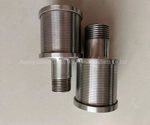 Εύκολη εγκατάσταση Hastelloy C Wire Wrapped Screen Nozzle για διπλό ανοξείδωτο χάλυβα 2205 Johnson Filter Nozzle