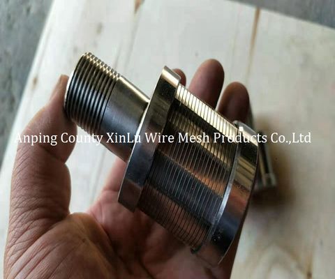Εύκολη εγκατάσταση Hastelloy C Wire Wrapped Screen Nozzle για διπλό ανοξείδωτο χάλυβα 2205 Johnson Filter Nozzle