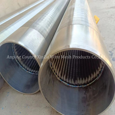 Ελέγχου άμμου από ανοξείδωτο χάλυβα Johnson Wire Screen Tube για γεωτρήσεις πετρελαϊκών αντλιών