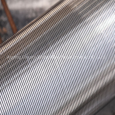 14&quot; φίλτρο νερού Johnson Screen Pipe με τυλιγμένο σύρμα 3x6mm Fitting NPT για γεωτρήσεις πηγών υπόγειων υδάτων