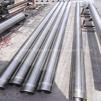 14&quot; σωλήνας οθόνης πηγάδι νερού με 2x3mm Q25 Support Wire και 300 PSI Collaspe πίεση