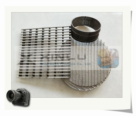 Καλώδιο 100 σφηνών ανοξείδωτο οθόνης φίλτρων πλέγματος που προσαρμόζεται για την κατεργασία ύδατος
