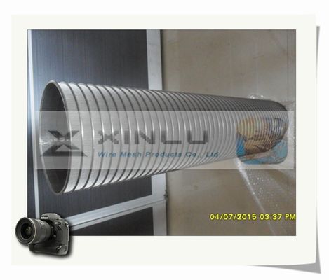 Κύλινδροι οθόνης καλωδίων σφηνών FOTI μη που φράζουν το καλάθι φίλτρων ανοξείδωτου απόβλητου ύδατος