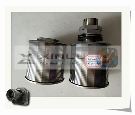 DN 82mm διπλό κεφάλι ανοξείδωτου Johnson ακροφυσίων φίλτρων νερού διηθητήρων