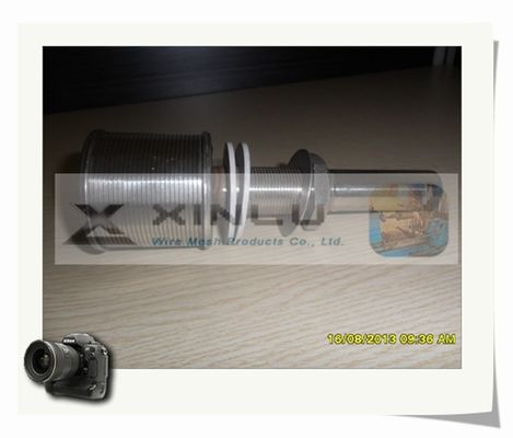 Μακρύ ακροφύσιο DN 53mm ακροφύσια 0.2mm καλωδίων σφηνών λαιμών φίλτρων άμμου αυλάκωση