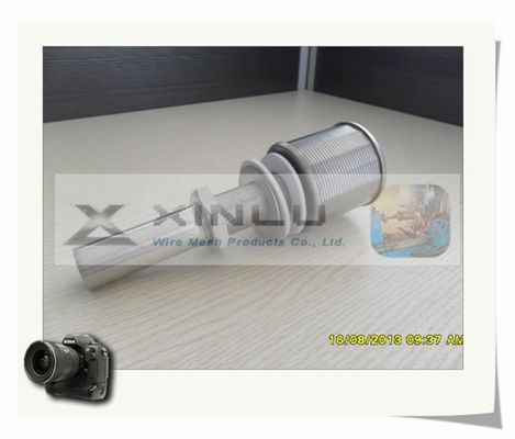 Μακρύ ακροφύσιο DN 53mm ακροφύσια 0.2mm καλωδίων σφηνών λαιμών φίλτρων άμμου αυλάκωση