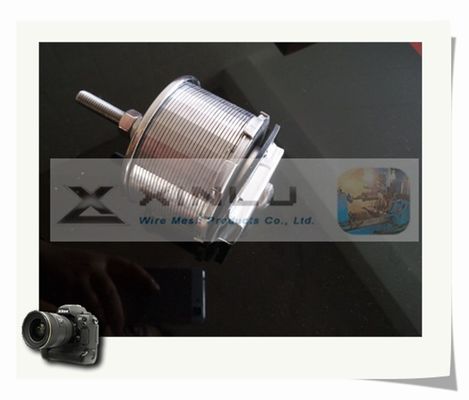 Διπλό ακροφύσιο SS316L DN 82mm οθόνης Johnson καλωδίων σφηνών ροής που προσαρμόζεται
