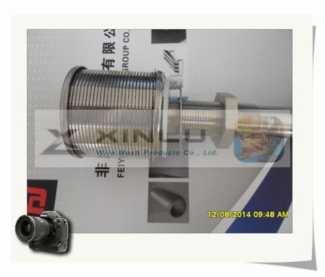 Μακρύ ακροφύσιο DN 53mm ακροφύσια 0.2mm καλωδίων σφηνών λαιμών φίλτρων άμμου αυλάκωση
