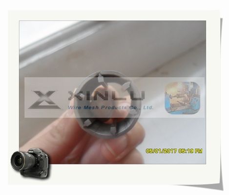 ανοξείδωτο 304 316L γύρω από αυλακωμένο το σωλήνας φίλτρο οθόνης καλωδίων Β