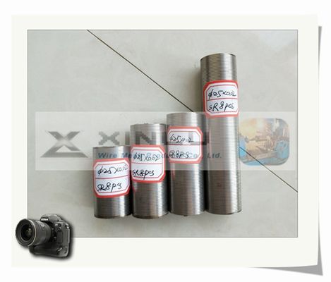Οθόνη AISI 316 καλωδίων σχεδιαγράμματος Q25 Q35 καμία γωνία καμία τυλιγμένη καλώδιο οθόνη σαλιασμάτων