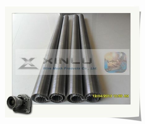 Σωλήνας 100mm υδροσωλήνας 6m οθόνης καλωδίων σφηνών ανοξείδωτου αποβλήτων OD μήκος