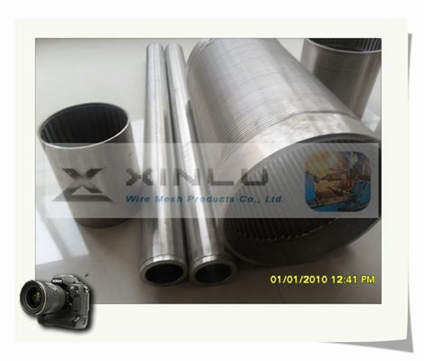Φρεάτιο νερού φίλτρων - τυλιγμένος SS304L Β οθόνης σωλήνας διηθητήρων μορφής σωλήνων καλώδιο