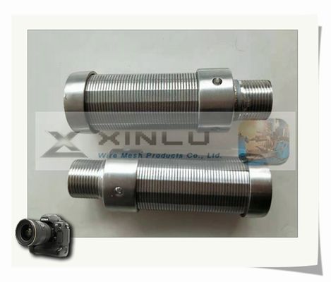 οθόνη 0.15mm καλωδίων ανοξείδωτου διαμέτρων 316L 38mm αρσενικό αυλακώσεων G3/4» που περνιέται κλωστή