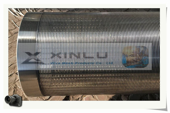 SS 304 σωλήνας 273mm οθόνης καλωδίων Β οθόνη καλωδίων σφηνών ανοξείδωτου 304 205