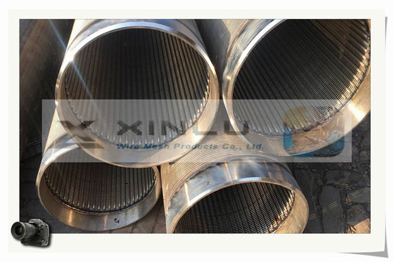 SS 304 σωλήνας 273mm οθόνης καλωδίων Β οθόνη καλωδίων σφηνών ανοξείδωτου 304 205