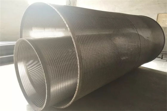 Στοιχεία SS304 οθόνης φίλτρων νερού Electropolished κανένα μαγνητικό καλώδιο Β που τυλίγεται