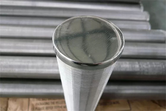 1x2mm Wire Wire Wrapped Johnson Type Screen Motor Filter 2205 Duplex από ανοξείδωτο χάλυβα