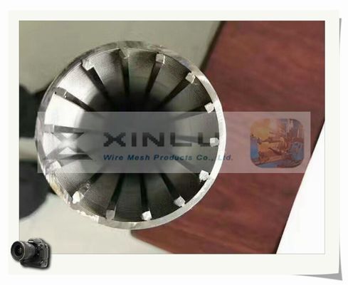 1x2mm Wire Wire Wrapped Johnson Type Screen Motor Filter 2205 Duplex από ανοξείδωτο χάλυβα