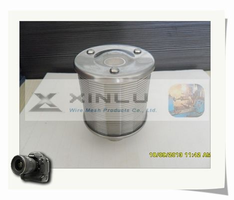 G3/4» ανθεκτικό ακροφύσιο 0.25mm φίλτρων άμμου ακροφύσιο φίλτρων κατεργασίας ύδατος αυλακώσεων 316L