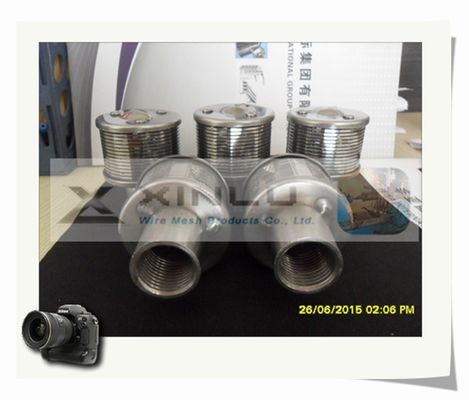 G3/4» ανθεκτικό ακροφύσιο 0.25mm φίλτρων άμμου ακροφύσιο φίλτρων κατεργασίας ύδατος αυλακώσεων 316L