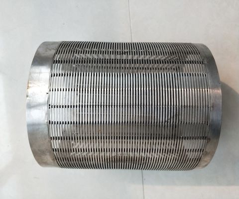 Στοιχεία SS304 οθόνης φίλτρων νερού Electropolished κανένα μαγνητικό καλώδιο Β που τυλίγεται