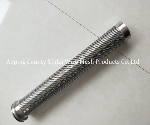 Βιομηχανικός σωλήνας 5mm πάχος 50mm οθόνης ανοξείδωτου πλέγματος φίλτρων διάμετρος