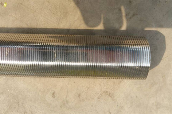 Στοιχεία SS304 οθόνης φίλτρων νερού Electropolished κανένα μαγνητικό καλώδιο Β που τυλίγεται
