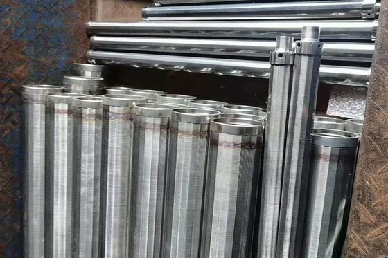 Στοιχεία SS304 οθόνης φίλτρων νερού Electropolished κανένα μαγνητικό καλώδιο Β που τυλίγεται