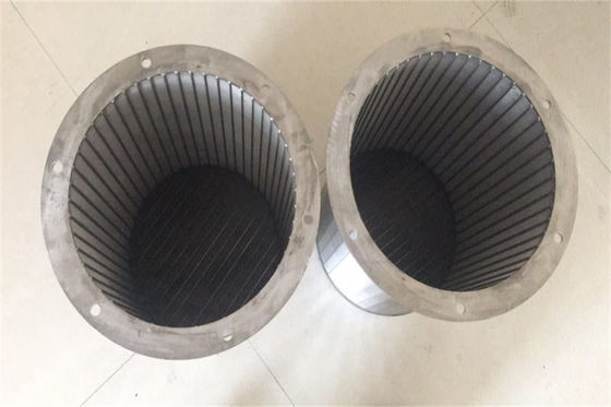 Στοιχεία SS304 οθόνης φίλτρων νερού Electropolished κανένα μαγνητικό καλώδιο Β που τυλίγεται