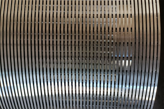 φίλτρο οθόνης αυλακώσεων 316L SS 0.5mm Β διαμορφωμένο φίλτρο νερού πλέγματος καλωδίων