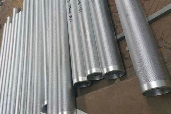 η συνεχής οθόνη Β αυλακώσεων διαμέτρων 219mm διαμόρφωσε το φρεάτιο νερού σφηνών SS304 - οθόνη