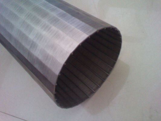 OD 126mm συνεχής σωλήνας ανοξείδωτου AISI 316 οθόνης αυλακώσεων